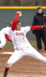 Senior pitcher Mariangee Bogado received her second award of the week, earning IU Athlete of the Week after grabbing her second Big Ten Pitcher of the Week honor.