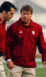 Dean Kleinschmidt serves as the Hoosiers' head football athletic trainer.