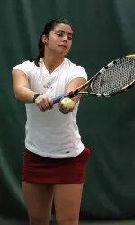Freshman Alba Berdala's win at the No. 5 singles position pushes Hoosiers past Buckeyes, 4-3.
