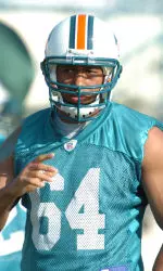 Former IU defensive end Ben Ishola recently took part in the Miami Dolphin rookie camp.