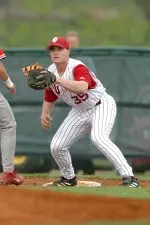 Senior first baseman Ryan Parker will play in his final home series at Sembower Field this weekend.