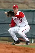 Junior Michael Nilles delivered the game-winning single as the Hoosiers took game three of the series against Illinois.