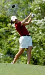 Senior Shannon Johnson earned the Hoosier of the Year award, given annually to the team's most valuable golfer.