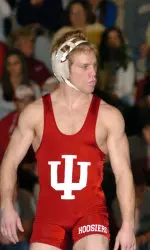 Wrestler Joe Dubuque garnered the 2005-06 Indiana University Male Athlete of the Year award.