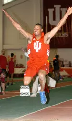 Kyle Jenkins heads into the finals of the triple jump with a first place prelims finish at the NCAA Championships.