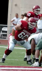 Justin Frye will be looked to for leadership during the Hoosiers' 2006 campaign.