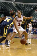 Leah Enterline recorded a career-high three steals against Michigan in the first round of the 2006 Big Ten Tournament.