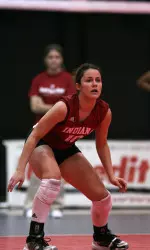 Senior Sara Diehl looks to lead the Hoosiers to success on the court in 2006.
