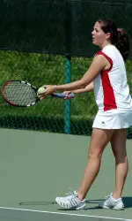 Senior Cecile Perton was one of six Hoosiers honored by the ITA for their academic excellence during the 2005-06 season.