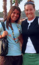 Junior Kate O'Connell will play with her sister, Meg, in 2006.