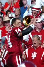 Junior quarterback Blake Powers and the Hoosiers welcome fans to Memorial Stadium for Fan Appreciation Day on Saturday, Aug. 19.