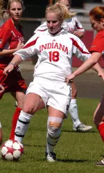 Kristin Radcliffe had a goal and an assist in the Hoosiers' 4-0 victory over Indiana State.