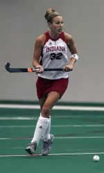 Senior back Morgan Miller and the Hoosiers earned a No. 10 preseason ranking by the NFHCA on Aug. 21.