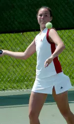Laura McGaffigan is a returning player for the Hoosiers.