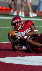 Sophomore Marcus Thigpen has made a smooth transition to the backfield.