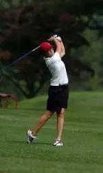 Junior Elaine Harris finished in third place at the Badger Invitational to lead the Hoosiers.