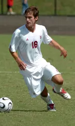 Senior Kevin Robson had two assists against Tulsa.