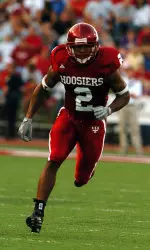 Marcus Thigpen and the Hoosiers will be on ESPN Plus Local when they face Connecticut on Saturday, Sept. 23.