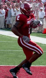 Marcus Thigpen ran for a pair of touchdowns in the Hoosiers' 35-28 loss to Southern Illinois on Saturday, Sept. 16.