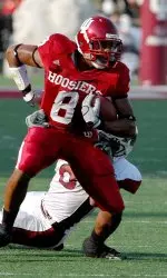 Wide receiver Nick Polk looks to help Indiana improve to 3-1 when the Hoosiers host UConn at 3:30 p.m. on Saturday, Sept. 23.