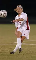Lauren Lamping scored the only goal in the Hoosiers' 1-0 victory over Minnesota on Friday, Sept. 22.
