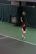 David Bubenicek won his first singles match of the season, while also winning with Dara McLoughlin in doubles.