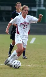 Senior Ali Brown posted her first career multi-goal game in the Hoosiers' 2-1 victory over Ohio State on Sunday, Sept. 24.