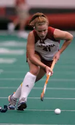 Senior forward Lydia Schrott earned field hockey's first IU Athlete of the Week honor of the 2006 season.