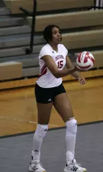 Sophomore Erica Short had 13 kills to lead the Hoosiers.