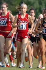 Senior All-American Jessica Gall was the Hoosiers top finisher for a third-straight meet.