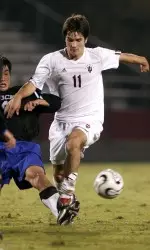 Sophomore John Mellencamp earned his first career start against Kentucky. He had an assist on the game-winning goal in overtime.