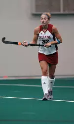 Senior back Morgan Miller scored her third goal of the season in Indiana's 2-1 win over Miami (Ohio).