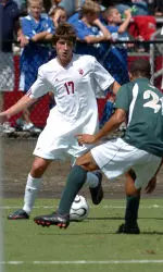 Freshman Lee Hagedorn has seen action at midfield for the Hoosiers.
