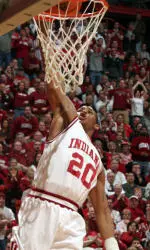 Junior A.J. Ratliff scored 16 points off the bench in his first game back from a wrist injury to lift the Hoosiers to an 85-58 victory over Purdue on Jan. 10.
