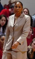 IU head coach Felisha Legette-Jack and the Hoosiers will look for their second consecutive Big Ten road win this weekend.