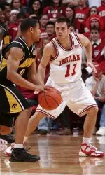 Senior guard Errek Suhr, a lifelong IU fan, is in his final season as a Hoosier.