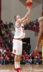 Lance Stemler scored six points in the first two minutes of the game as the Hoosiers never trailed in a 76-61 win over Michigan.