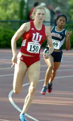 Clausing helped Indiana win three events at the Gladstein Invitational.