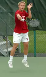 Sophomore Peter Antons went three sets at No. 6 singles.
