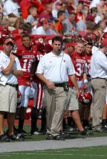 Co-defensive coordinator Joe Palcic leads a Hoosier defense that ranks No. 1 in the nation with 29 sacks.
