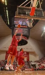 The Hoosiers host 16 games on Branch McCracken Court in Assembly Hall this season.