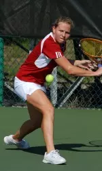 Freshman Maria Guerreiro is off to a great start in her Hoosier career