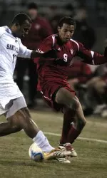 Kevin Noschang leads the Hoosiers with five goals, including one in a 3-2 win at No. 4 Notre Dame last Wednesday.