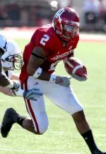 Junior Marcus Thigpen pulled in a 30-yard TD reception and added 91 kick return yards against Penn State.