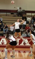 Senior Lauren Ditteon is closing in on 1,000th career kills