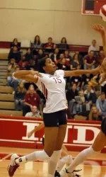 Junior Erica Short hammered home 23 kills on the night