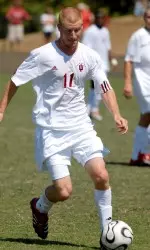 Freshman Michael Roach picked up his first career assit on Brad Ring's game-winning goal.