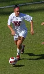 Lindsay McCarthy scored her fourth goal of the season in the 56th minute as Indiana came up short in a 2-1 game against Penn State.