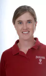 Elaine Harris led the Hoosersi with a 74 in round one.