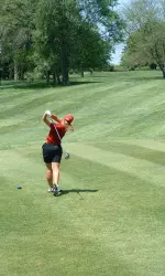 The women's golf team is going for its fourth-straight top-five finish.